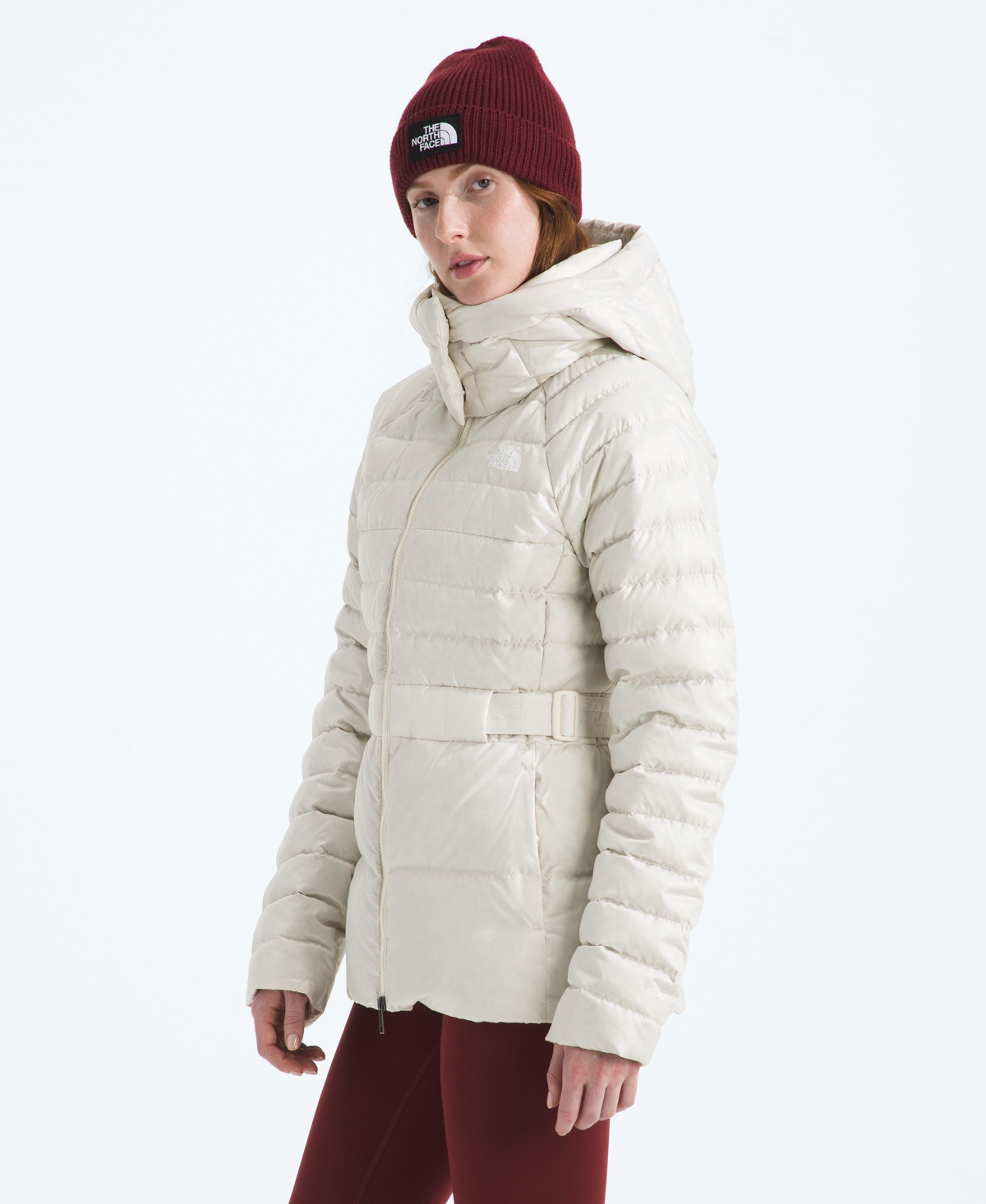 The North Face Ruby Puffer Jacket In White