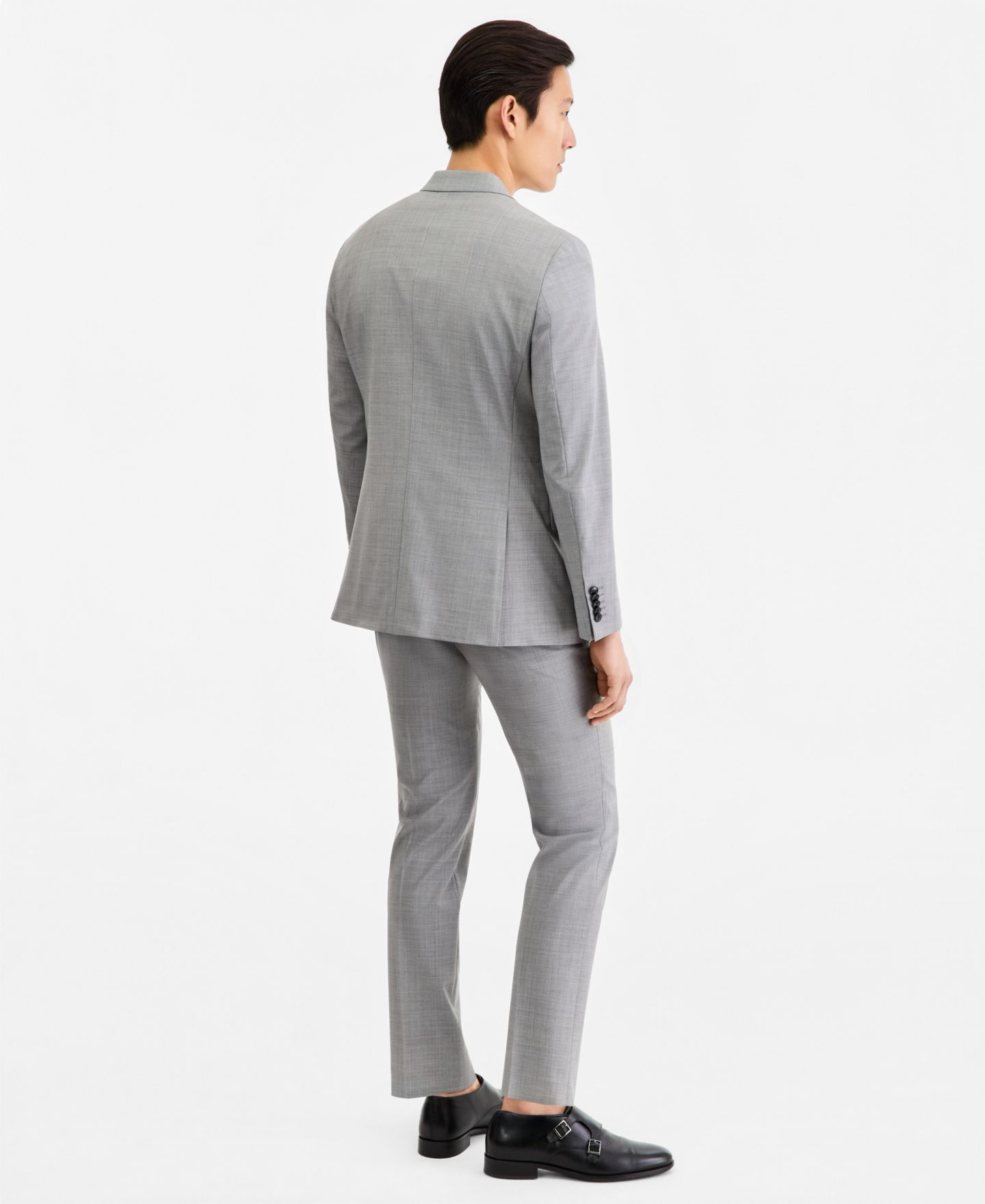 Hugo Boss Men Modern-Fit Dark Gray Suit Separates, цвет: Тёмный серый — фото 2