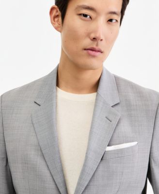 Men's Modern-Fit Dark Gray Suit Separates Jacket 