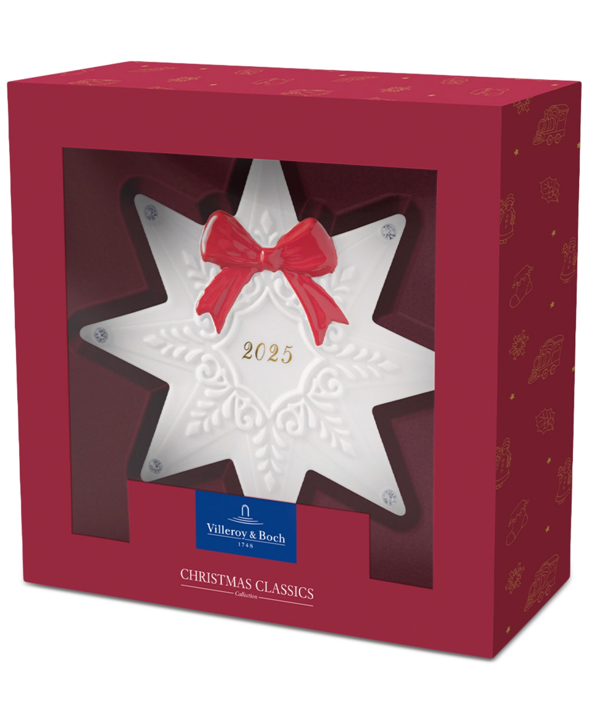 Villeroy & Boch 2025 Christmas Classics Annual Star Ornament In White