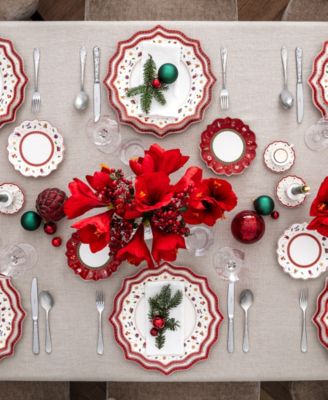 Toy's Delight Red Dinner Plate