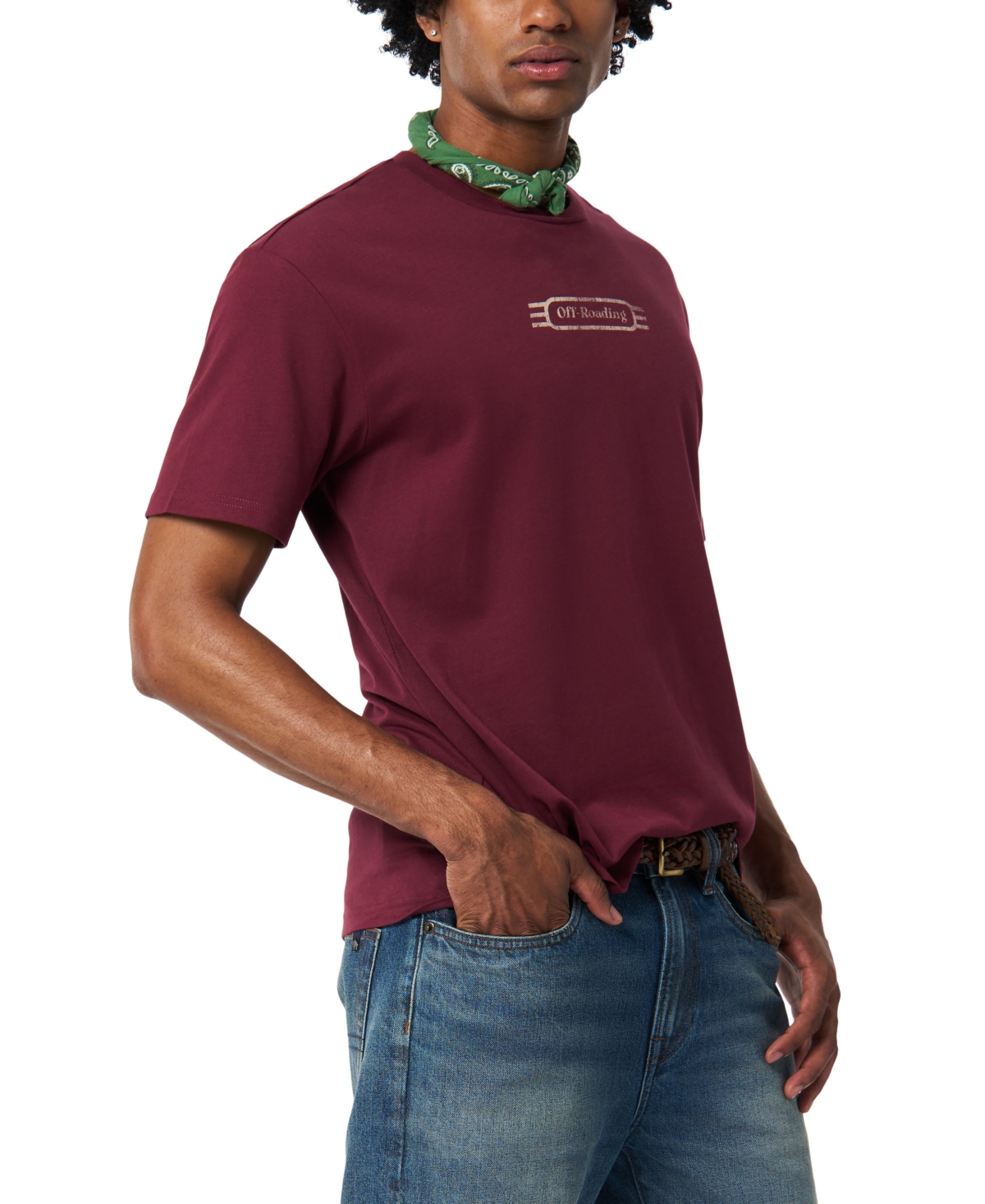 Buffalo David Bitton Men's Tymon Regular Fit Crew Neck T-shirt In Multi