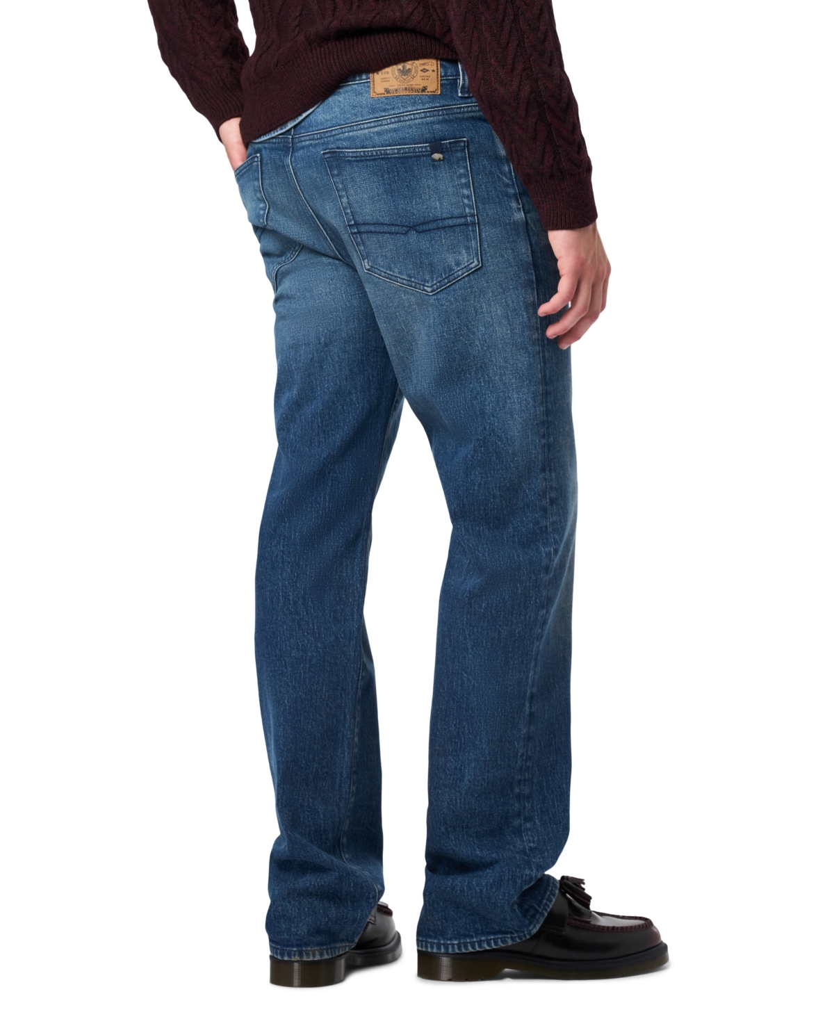 Buffalo David Bitton Men's Ruffer Relaxed Straight Cut Jeans In Blue