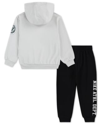 Little Boys 2-Piece Sportswear P.E. French Terry Pullover and Pant Set	