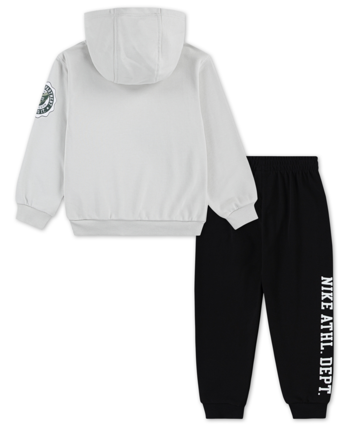 Nike Little Boys Sportswear P.e. French Terry Pullover & Pants, 2 Piece Set In Black
