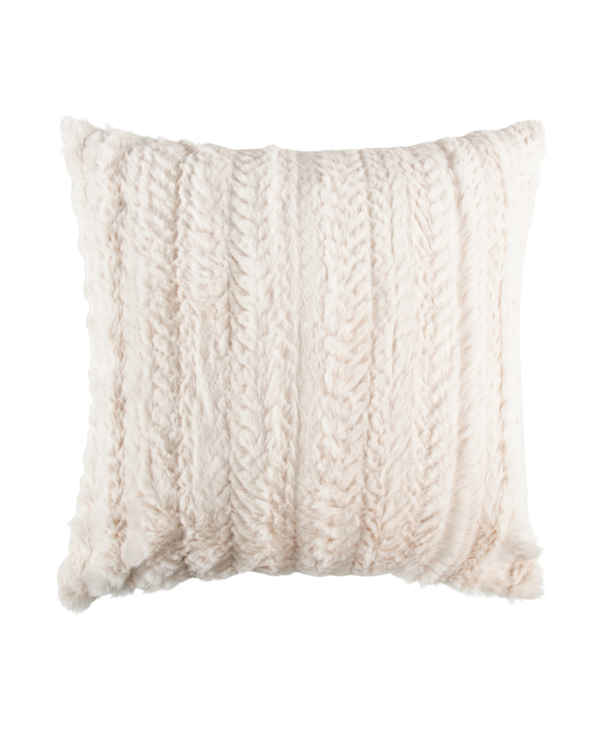Levtex Tinsel Tidings Textured Decorative Pillow, 18" X 18" In White