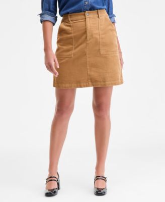 Women's Corduroy Mini Skirt, Macy's Exclusive