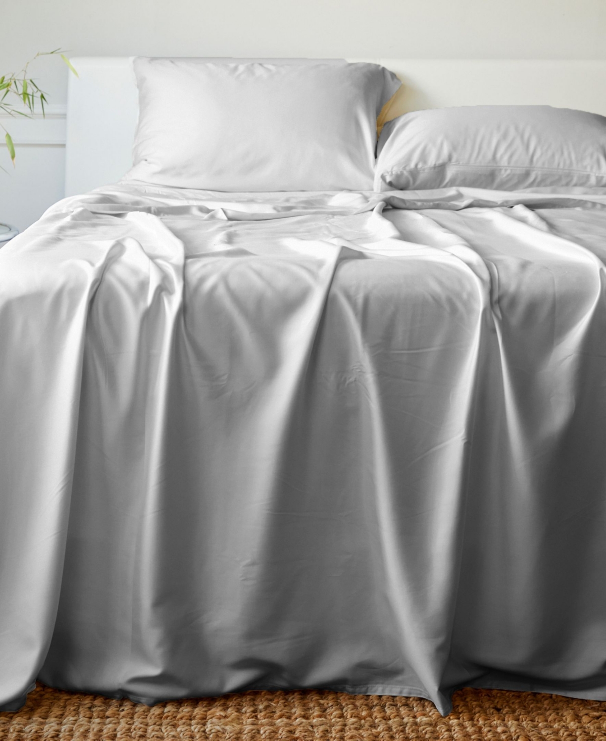 Bedvoyage Luxury Rayon From Bamboo 4-pc. Sheet Set, Queen In Gray