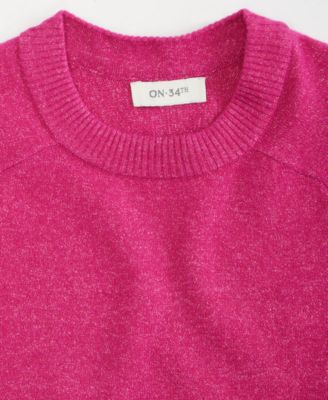 Women's Saddle Short Sleeve Sweater