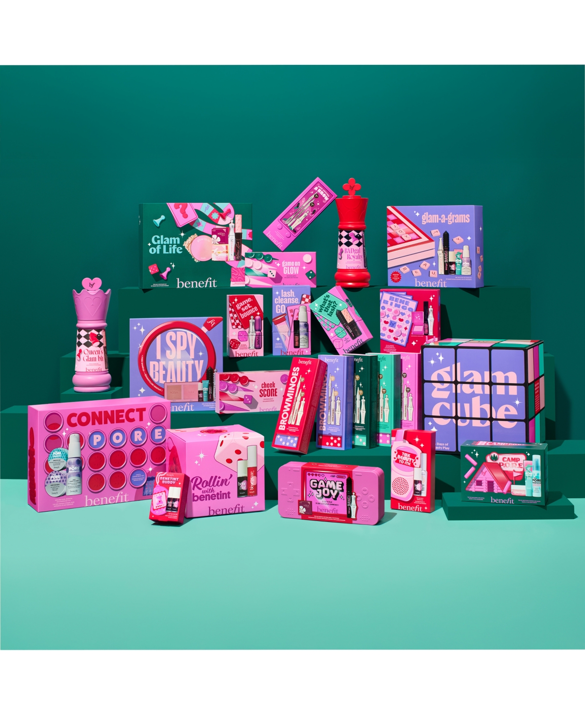 Benefit Cosmetics 24-Pc. Glam Cube Makeup Advent Calendar Gift Set