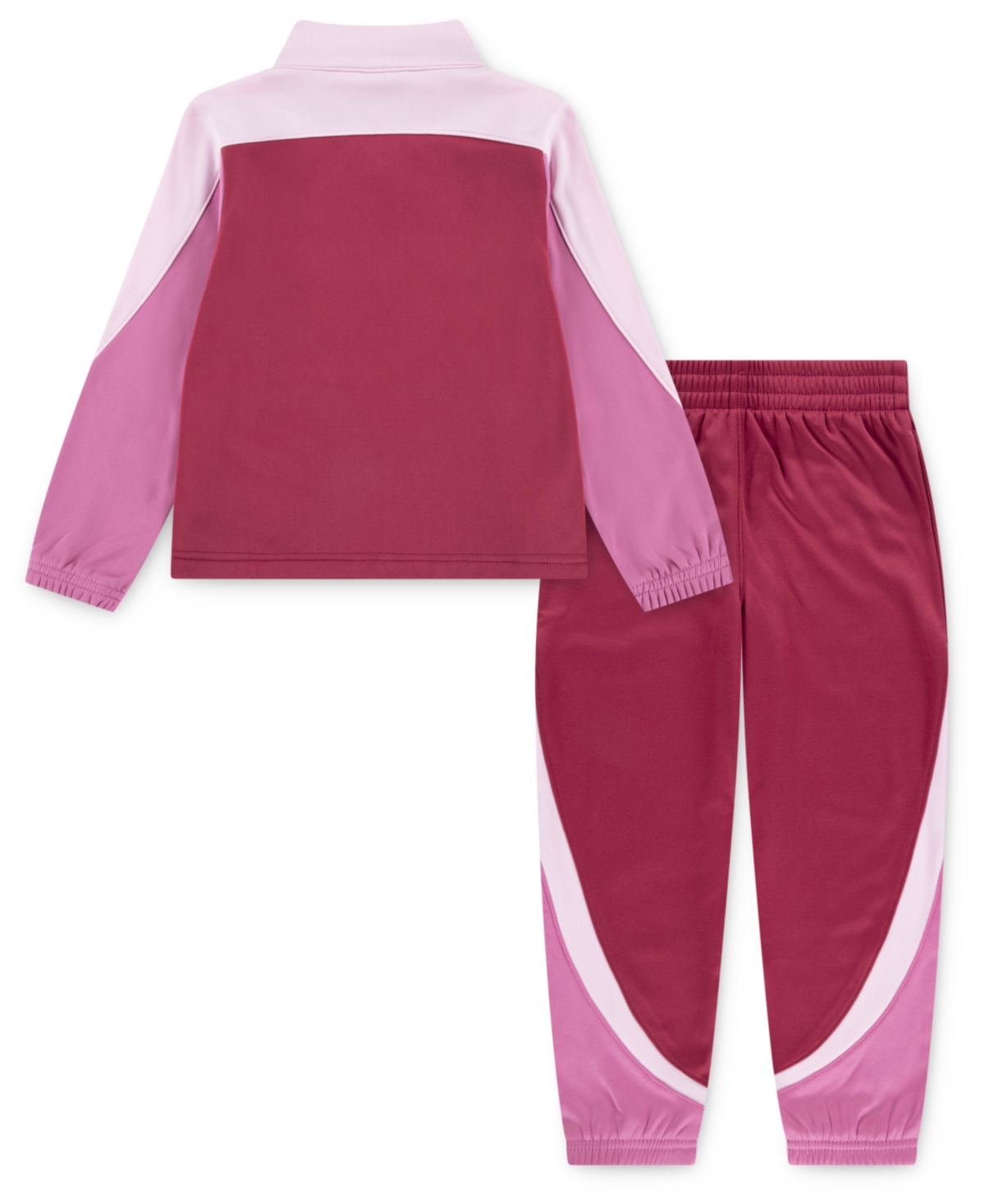 Nike Toddler And Little Girls 2-piece Propus Color Blocked Jacket & Pant Set In Red