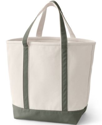 Large 5 Pocket Open Top Canvas Tote Bag