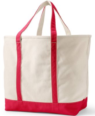 Extra Large 5 Pocket Open Top Canvas Tote Bag