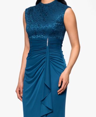 Women's Lace Ruched Dress