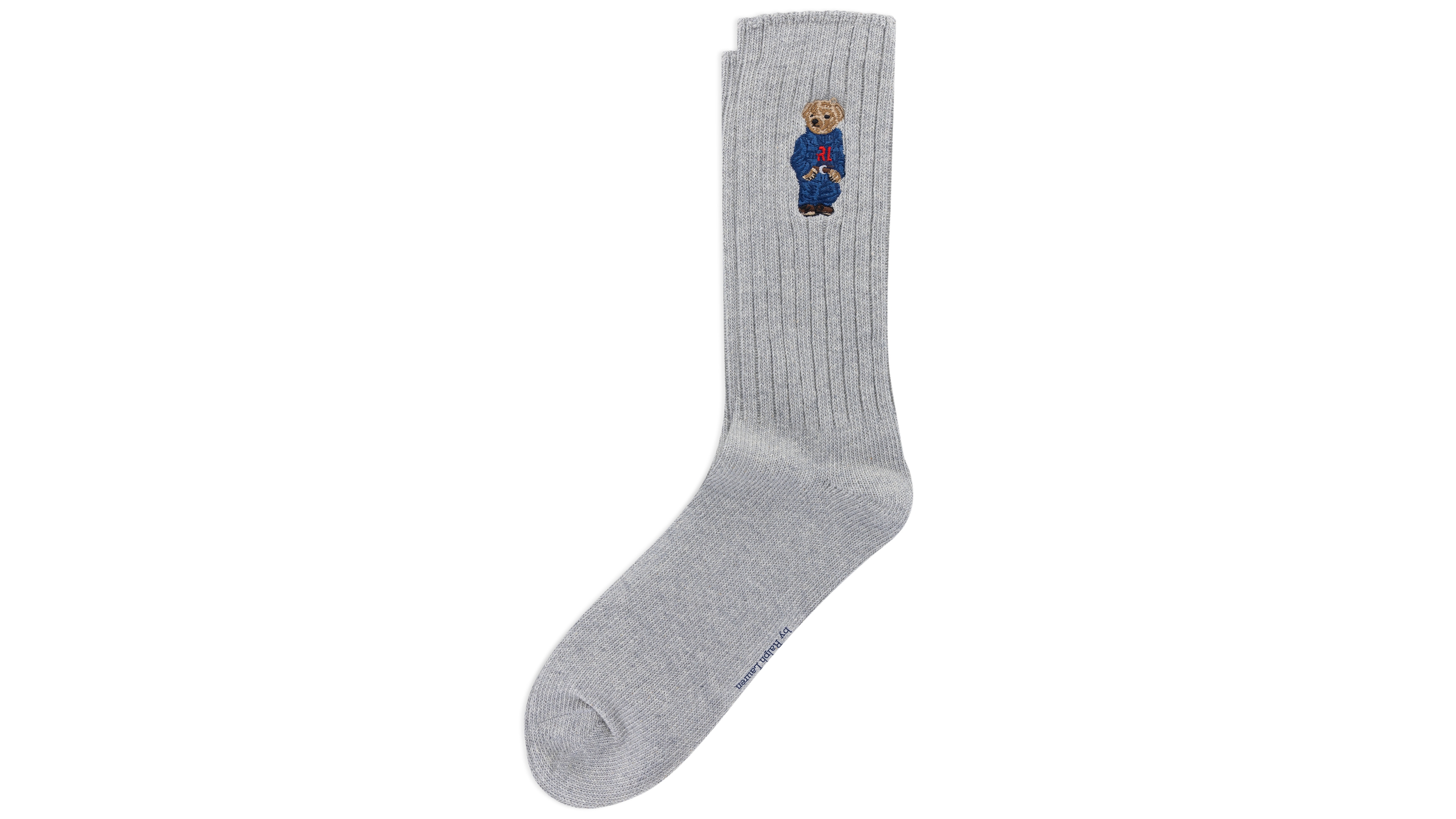 Polo Ralph Lauren Men's Embroidered Bear Crew Socks