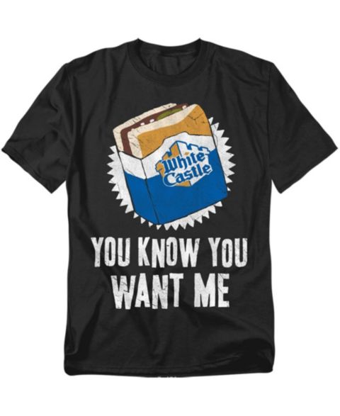 Мужская футболка White Castle Want Me, цвет: Чёрный