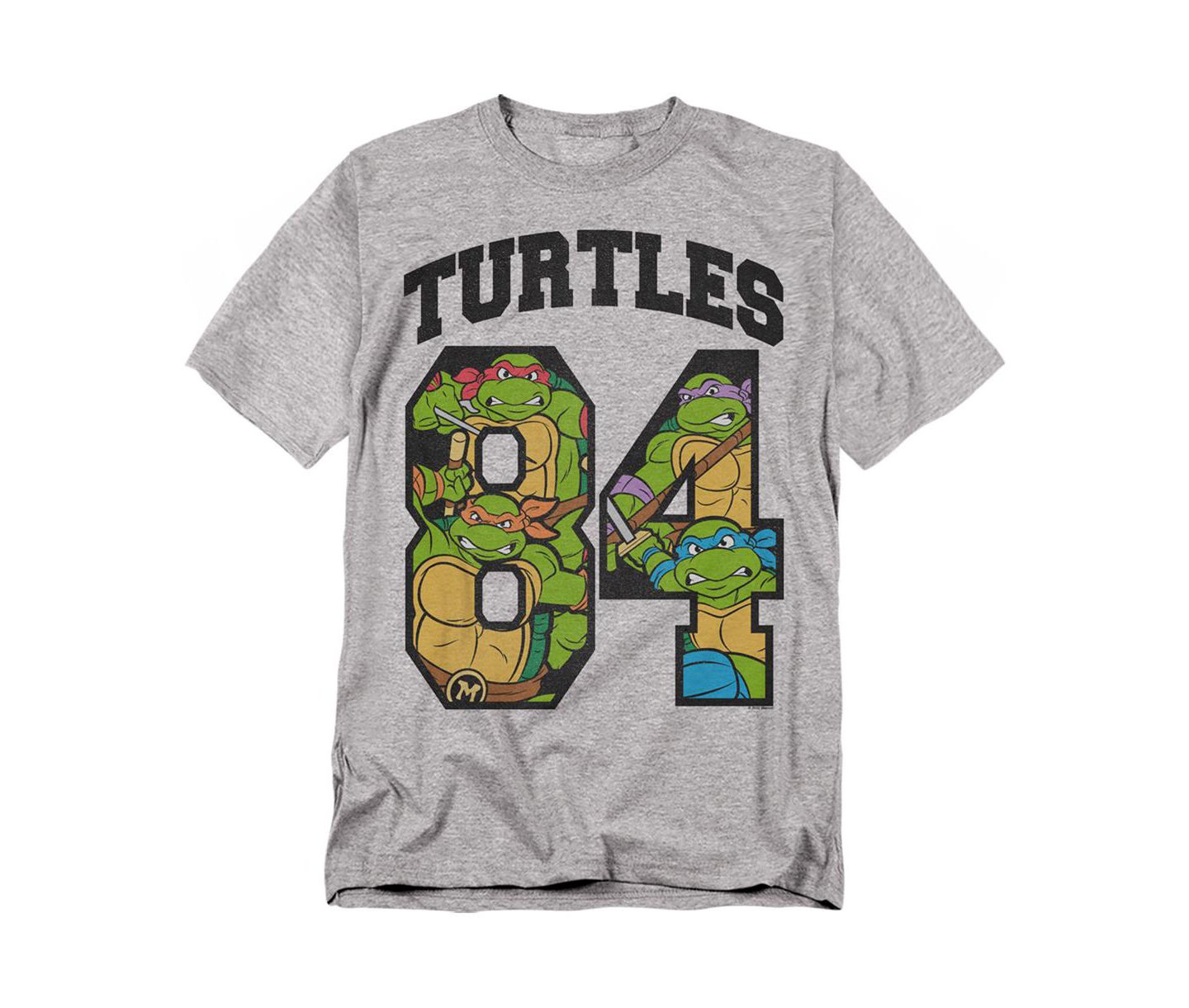 Мужская футболка Teenage Mutant Ninja Turtles Tmnt Turtles 84, цвет: Меланжевый — фото 1