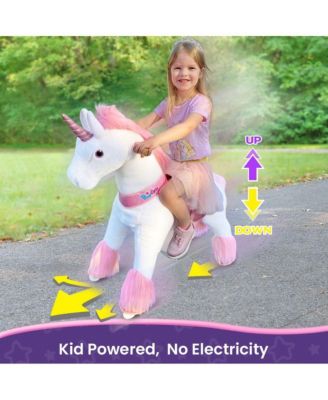 Ride-on Unicorn Pink Model U Size 4 for 4-7 Years