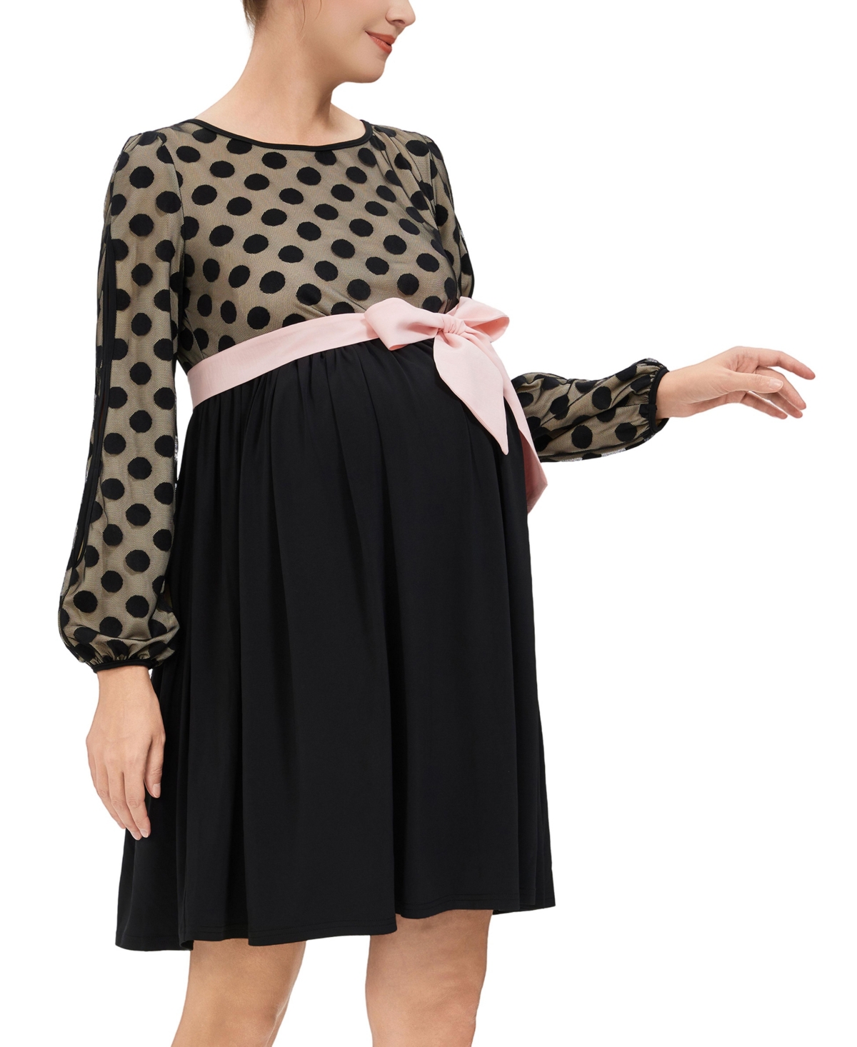 kimi + kai Maternity Alora Skater Dress