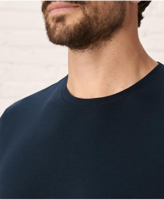 Men's Organic Cotton Luxe Stretch Jersey Slim Crew Neck Tee