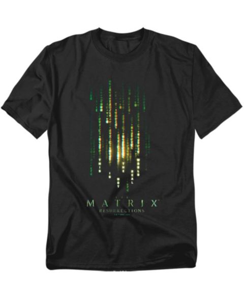 Мужская футболка Matrix The This Is Not The Real World, цвет: Чёрный