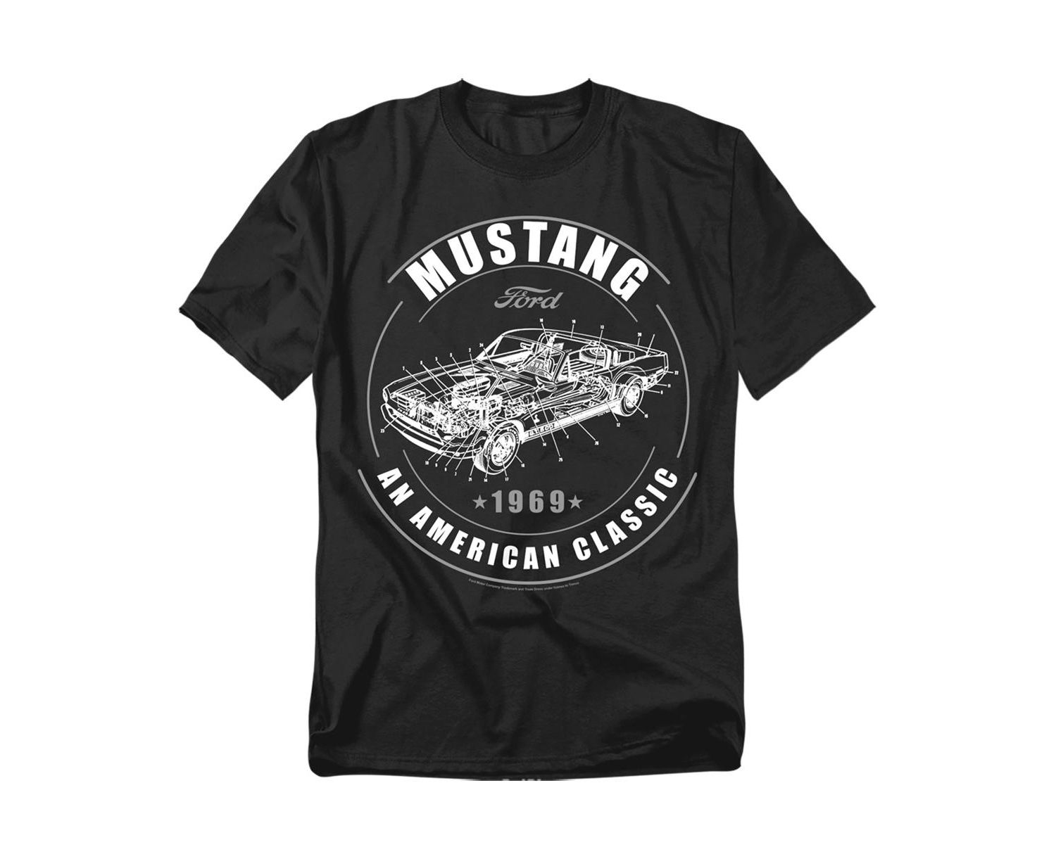 Men's American Classic Black T-Shirt
