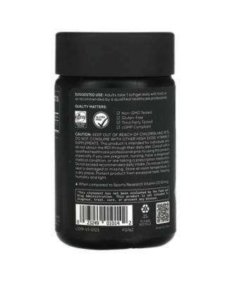 Vitamin D3 Strength mcg 000 IU) - Softgels