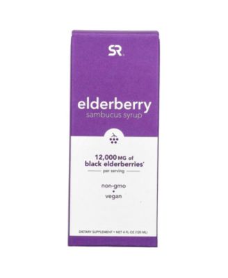 Elderberry Sambucus Syrup  12 000 mg  -  4 fl oz (120 ml)