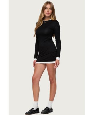 Women's Norah Contrast Layered Mini Dress