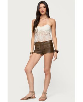 Women's Amarie Sheer Lace Halter Top