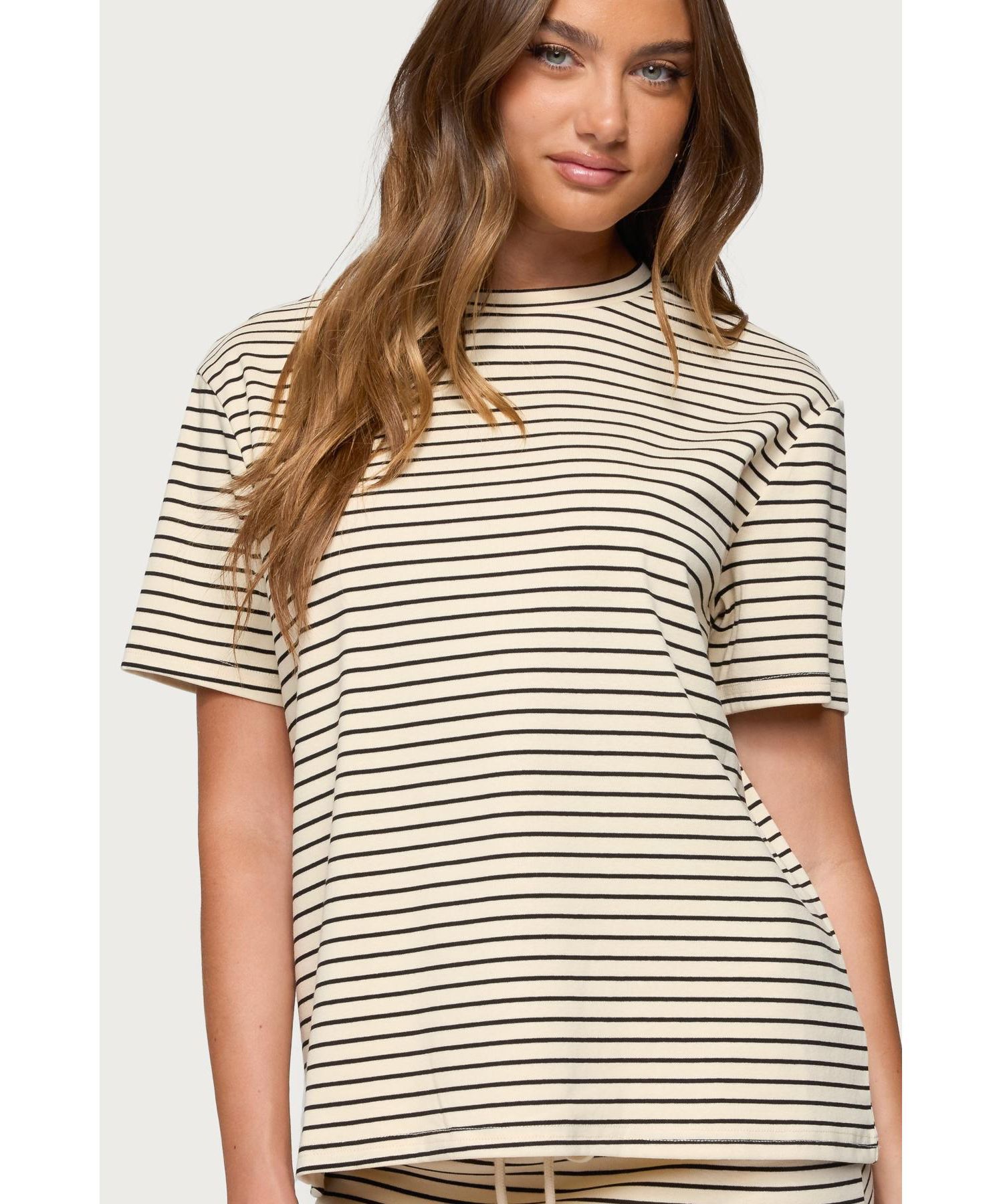 Women's Brena Striped Oversized T Shirt