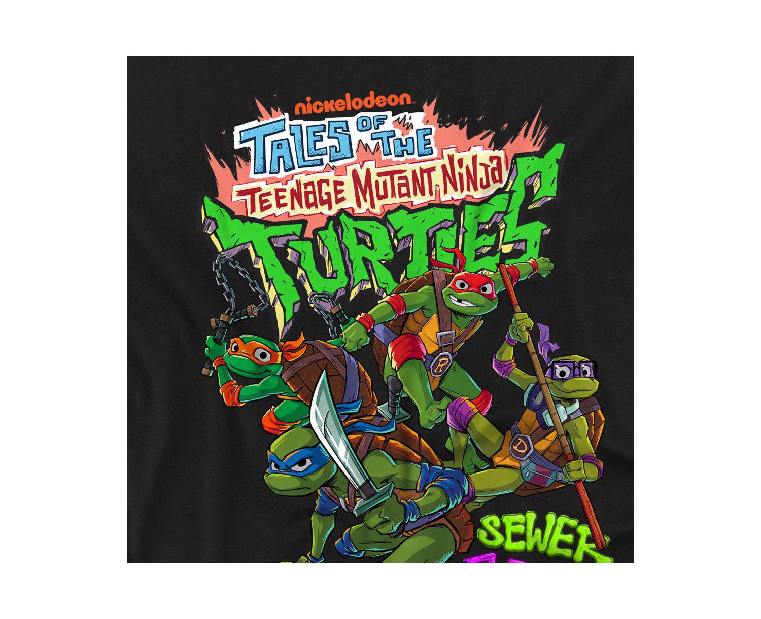 Men's Tales Of The Teenage Mutant Ninja Turtles Sewer Squad T-Shirt