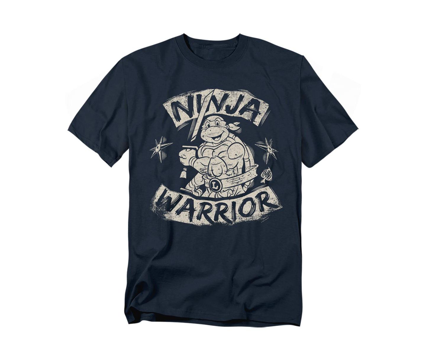 Мужская футболка Teenage Mutant Ninja Turtles Tmnt Ninja Warrior, цвет: Тёмно-синий — фото 1