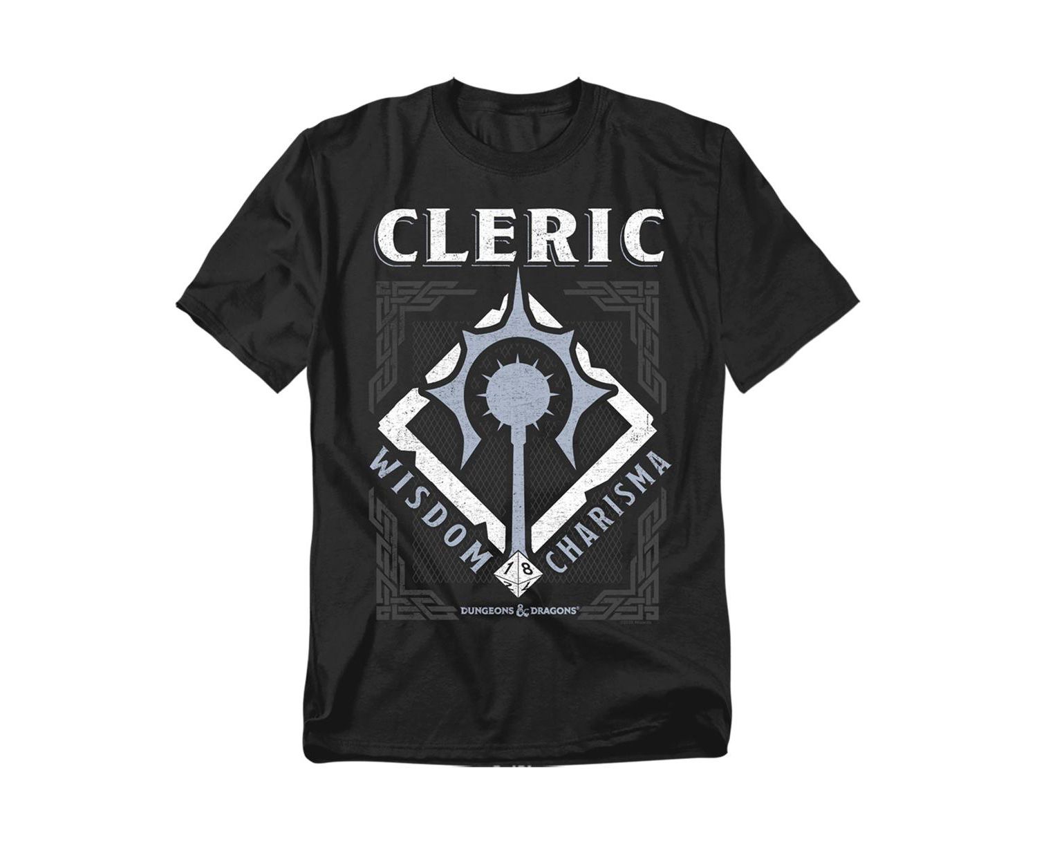 Big & Tall Dungeons Dragons Cleric Wisdom Charisma T-Shirt