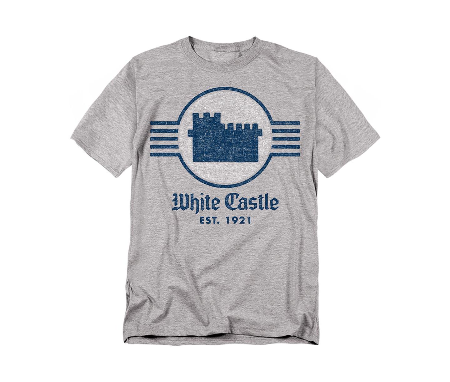 Мужская футболка White Castle Big & Tall Emblem, цвет: Меланжевый — фото 1