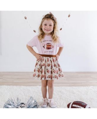 Little and Big Girls Football Cutie Tutu Skirt