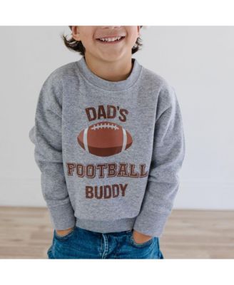 Little and Big Boys Dad's Football Buddy Sweatshirt
