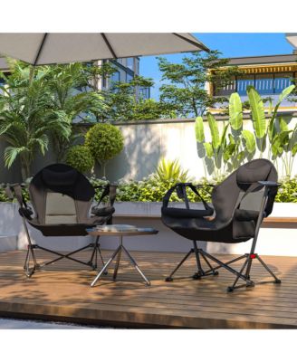 Hammock Camping Chair Set of 2 with Adjustable Back,