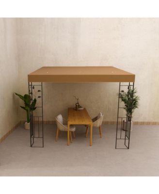 10' x 10' Outdoor Pergola Canopy, Metal Patio Canopy,