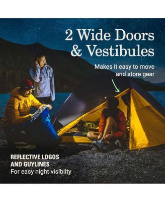 PEAK1 3-Person Backpacking Dome Tent