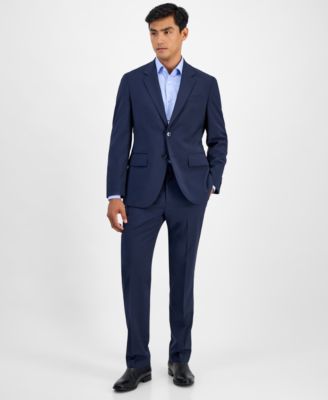 Men's Modern-Fit Solid Wool-Blend Suit Separate Jacket