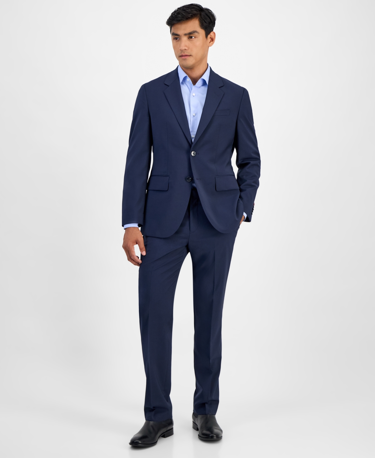 Hugo Boss Hugo By  Men's Modern-fit Solid Wool-blend Suit Separate Jacket In Blue