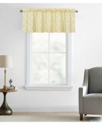 Trellis Lattice Rod Pocket Valance - 56 in. W x 18 in. L