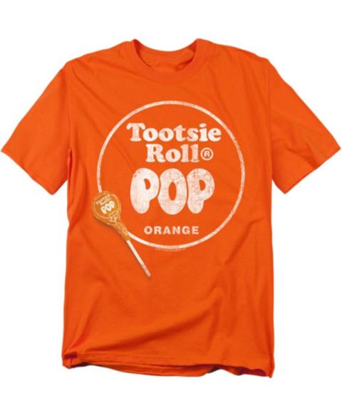 Мужская футболка Tootsie Roll Pop Logo, цвет: Оранжевый