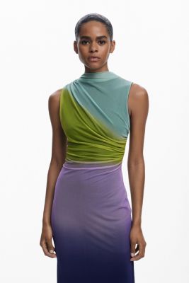 Women's Gradient tulle midi dress