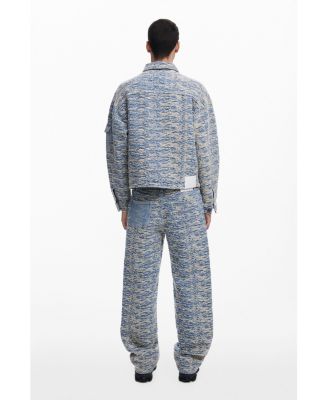 Men's Mottled denim jacket