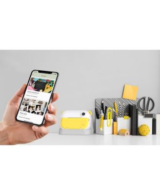 Camera Insta Wi 4-in-1 Instant Print Camera and Label Maker for Kids  12MP Photos, 1080P Video, 32GB microSD, for Age 5-15 (Teal)