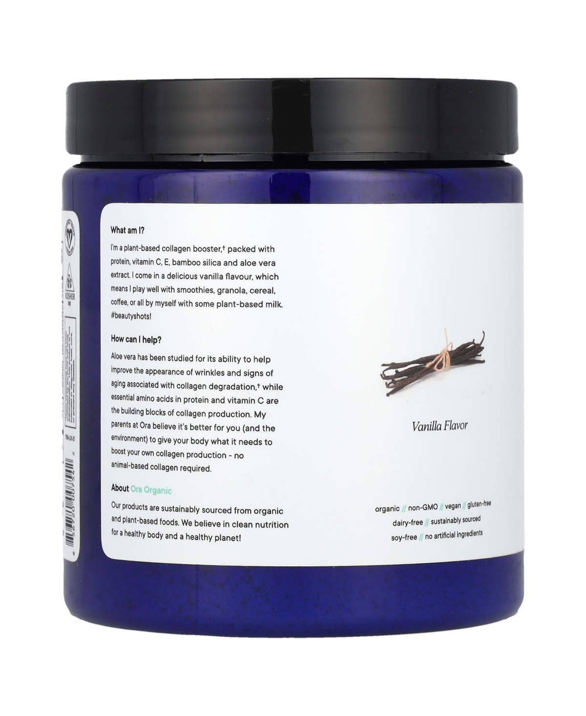 Ora Aloe Gorgeous Plant-Based Collagen-Boosting Powder Vanilla