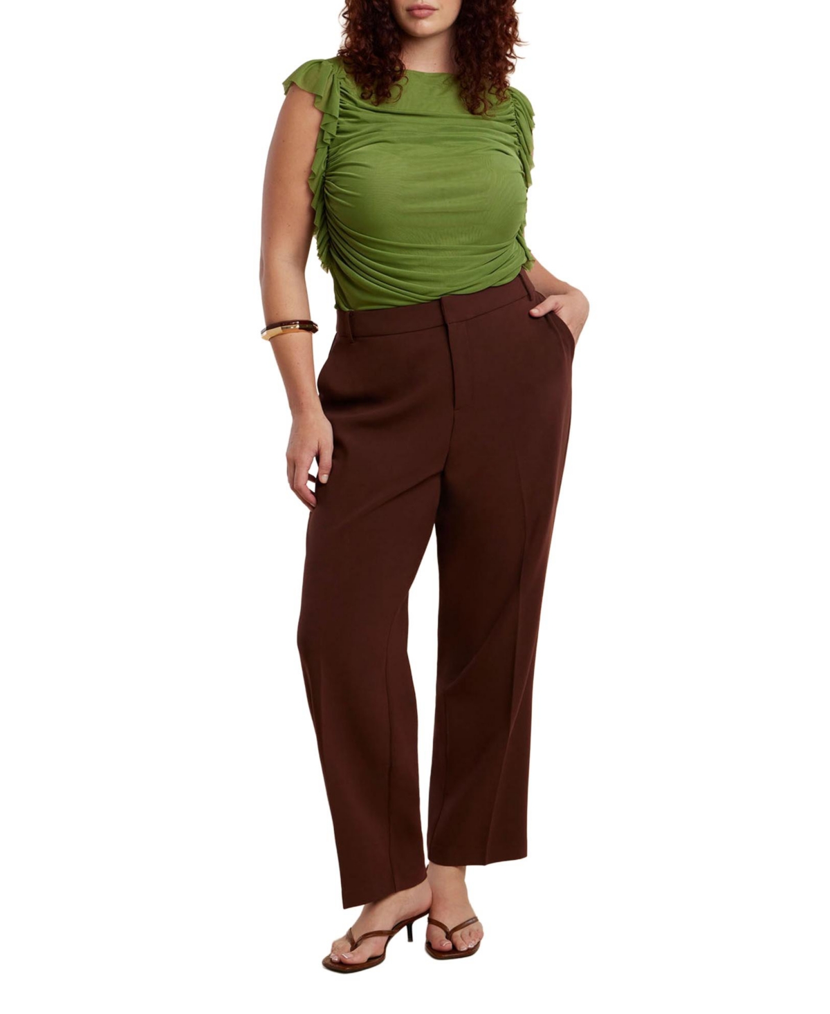 Eloquii Women's The 365 Straight Leg Pant