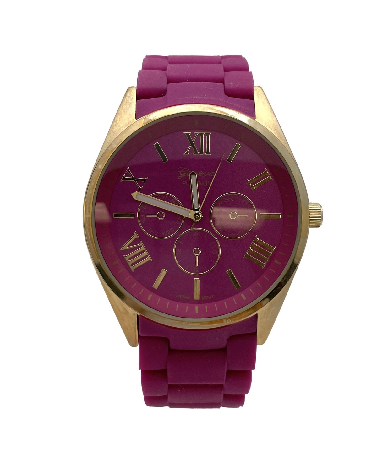 Olivia Pratt Purple Silicone Band Every Day Women Watch